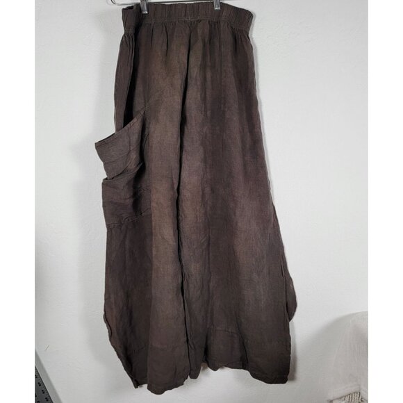 Blue Fish Womens 3159 Hand dyed Klee Pants Umber Coal Size 1 Art to Wear New - Picture 2 of 15